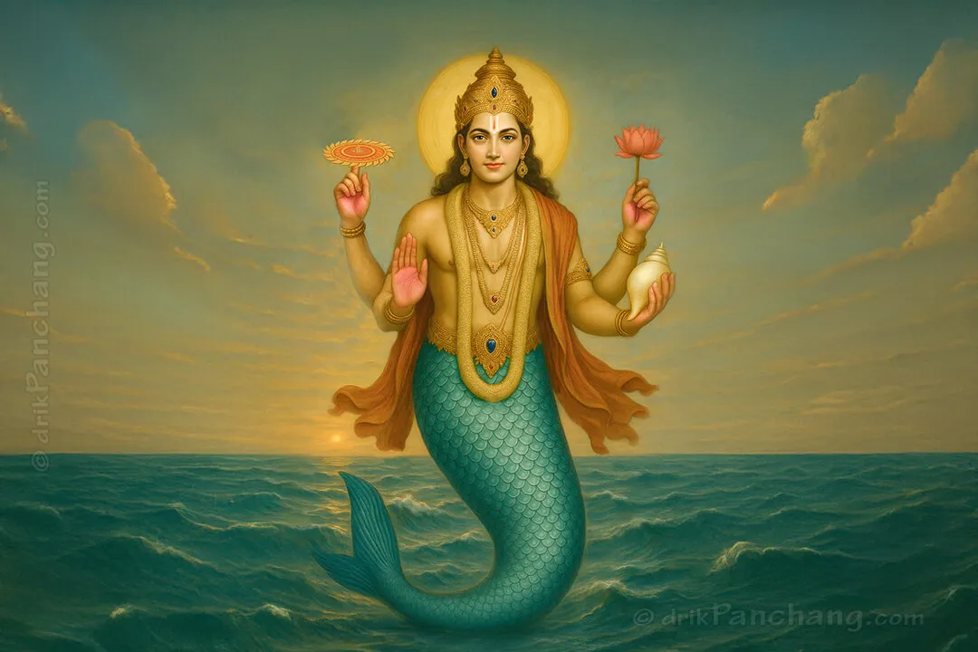 Lord Matsya - The First Incarnation of Lord Vishnu